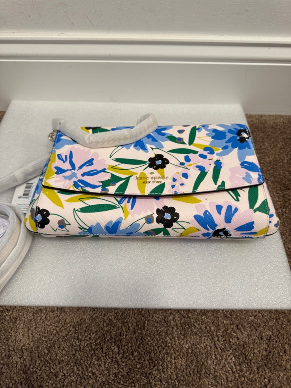 Kate spade Laurel way Madison festival floral crossbody bag purse NWT - Picture 6 of 8